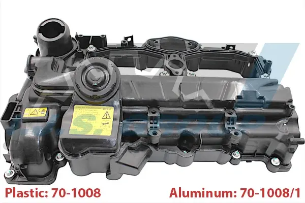 Кришка клапанів BMW 3 (F30/F80)/4 (F32/F82)/5 (F10/)X5 (F15/F85) 09- N20 B20 IJS GROUP 70-1008 (фото 1)