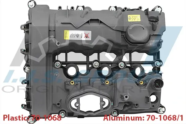 Кришка клапанів BMW 3 (F30/F80)/4 (F32/F82)/5 (F10/)X5 (F15/F85) 1.5 13- B38 IJS GROUP 70-1068 (фото 1)
