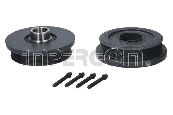 Шків колінвалу BMW 5/7/X5/X6 2.5-4.0D 08- (7PK) 39,6x172.7/197x22/76,7 (з к-ктом болтів) IMPERGOM 10339K (фото 1)