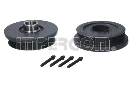 Шків колінвалу BMW 5/7/X5/X6 2.5-4.0D 08- (7PK) 39,6x172.7/197x22/76,7 (з к-ктом болтів) IMPERGOM 10339K