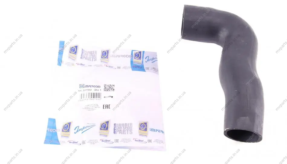 Патрубок інтеркулера (L) VW Caddy III 1.6/2.0 TDI 10-15 IMPERGOM 221922 (фото 1)