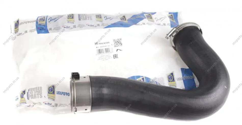 Патрубок інтеркулера VW Crafter 30-50 2.0 TDI 11-16 (OE конектор) IMPERGOM 222093 (фото 1)