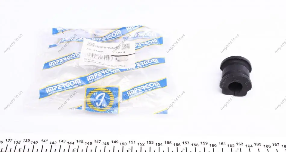 Втулка стабілізатора (переднього) VW Polo/Skoda Roomster/Fabia 99- (d=17mm) IMPERGOM 37500 (фото 1)
