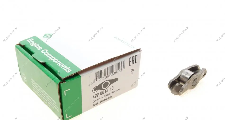 Коромисло клапана Citroen Nemo 1.4HDI 08-/Jumpy 1.6HDi 07- 422 0018 10 INA 422-0018-10 (фото 1)