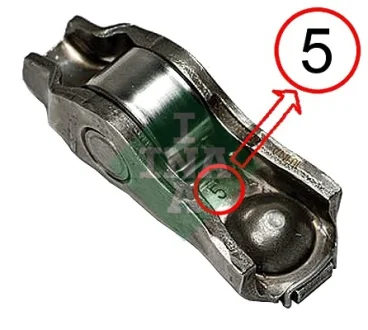 Коромисло клапана BMW 3 (E90/F30/F80)/5 (E60/F10), N13/N20/N52/N55/S55 (для впуск. клап.) 422 0225 10 INA 422-0225-10