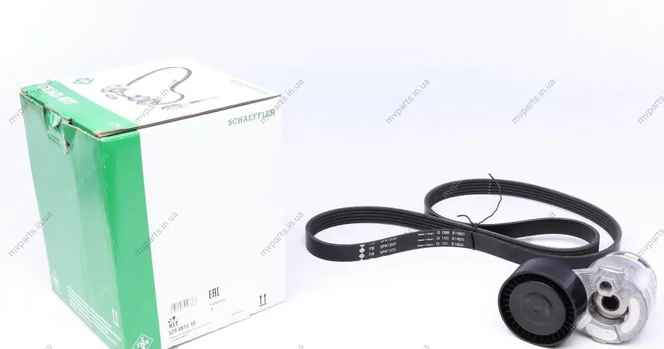 Комплект ременя генератора Renault Kangoo/Clio/Scenic/Megane 1.4/1.5dCi/1.6 00- (5PK1200) 529 0015 10 INA 529-0015-10 (фото 1)