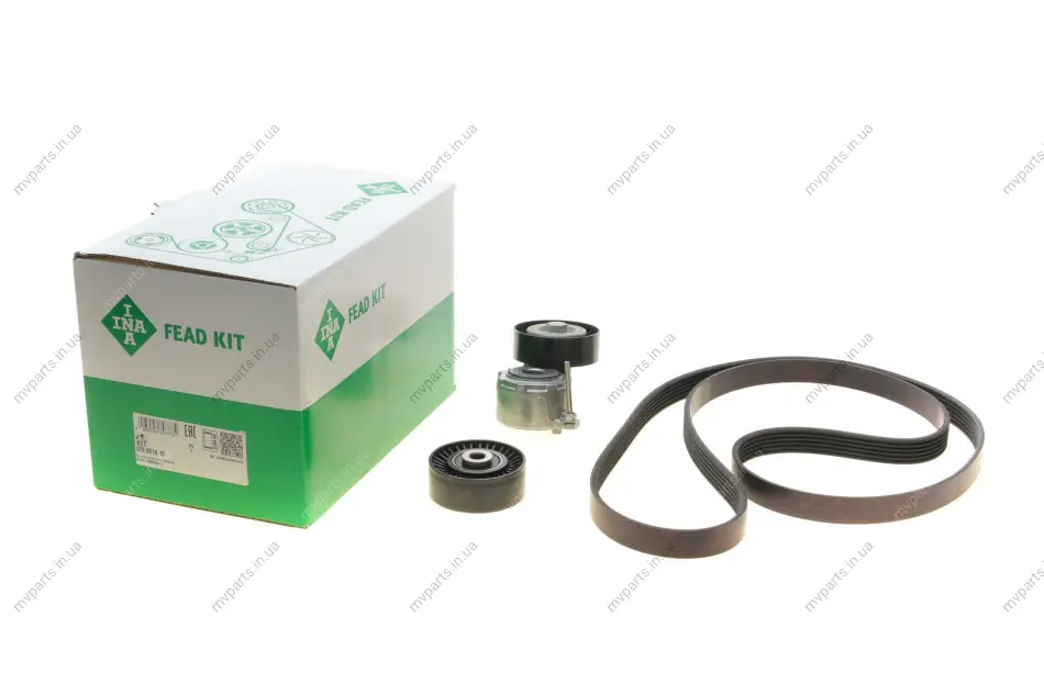 Комплект ременя генератора Citroen Xsara/Peugeot 206 2.0 HDi 99-11 (6PK1740) 529 0018 10 INA 529-0018-10 (фото 1)