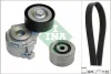 Комплект ременя генератора Citroen C4/Peugeot 307 2.0 HDi 00-09 (6PK1153) 529 0019 10 INA 529-0019-10