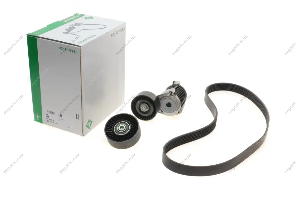 Комплект ременя генератора BMW 3 (E90/E91/E92/E93) 06-13 (7PK1103) N43B16/B20 529 0049 10 INA 529-0049-10 (фото 1)