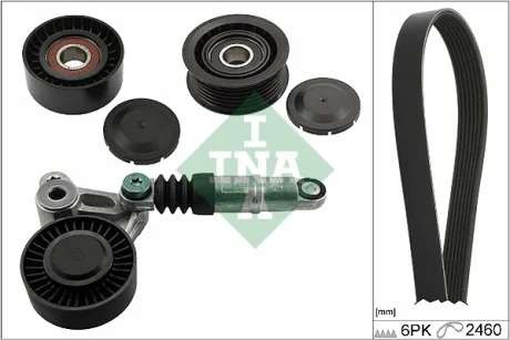 Комплект ременів поліклинових (Вир-во) INA 529-0075-10
