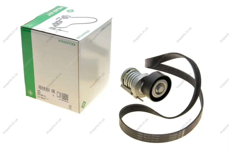 Комплект ременя генератора VW Caddy II 1.4/1.6 95-04 (6PK1070) 529 0084 10 INA 529-0084-10 (фото 1)