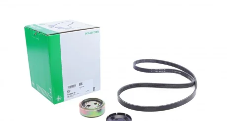 Комплект ременя генератора VW Passat 2.5 TDI 98-05 (4PK1237) 529 0087 10 INA 529-0087-10