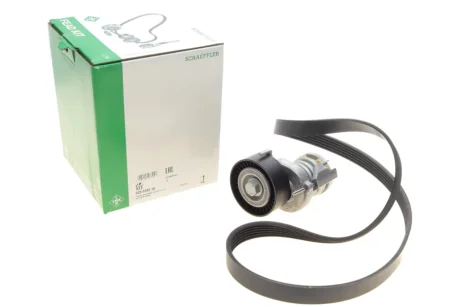 Комплект ременя генератора Audi A2/Seat Ibiza/Skoda Fabia/VW Golf/Polo 1.4/1.6/1.6FSI 97- (6PK 1078) 529 0103 10 INA 529-0103-10