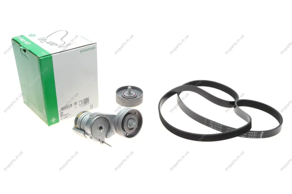 Комплект ременя генератора Skoda Octavia/VW Golf IV 1.4/1.6 16V 96-10 (6PK1548) 529 0108 10 INA 529-0108-10 (фото 1)