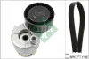 Комплект ременя генератора Nissan Note/Qashqai 1.5 dCi 11- (6PK 1195) 529 0117 10 INA 529-0117-10 (фото 11)