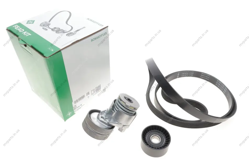Комплект ременя генератора Opel Vivaro/Renault Trafic II 1.9dCi/2.0 01- 529 0124 10 INA 529-0124-10 (фото 1)