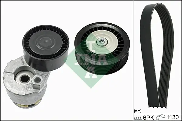 Комплект поліклинових ременів (Вир-во) INA 529-0165-10 (фото 1)