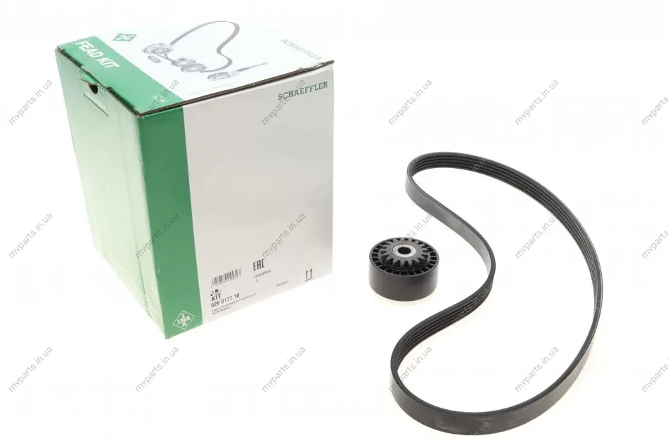 Комплект ременя генератора Renault Kangoo 1.2 97- (5PK 915) D7F 529 0177 10 INA 529-0177-10 (фото 1)