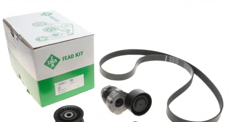 Комплект ременя генератора Renault Kangoo 1.2 TCe 13- (7PK1570) 529 0187 10 INA 529-0187-10