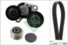 Комплект ременя генератора BMW 3 (E90/F30/F80)/5 (F10)/X5 (F15/F85) 04-16 (6PK 1698) N47D20 529 0206 20 INA 529-0206-20