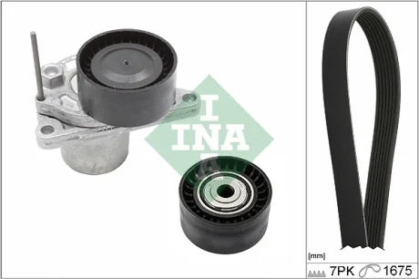 Комплект (ремінь+ролики) INA 529-0247-10