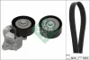 Комплект ременя генератора Opel Insignia 2.0 CDTI 08-17 (6PK 1853), A20DTR/DTC/DTL/DTJ/DT 529 0351 10 INA 529-0351-10