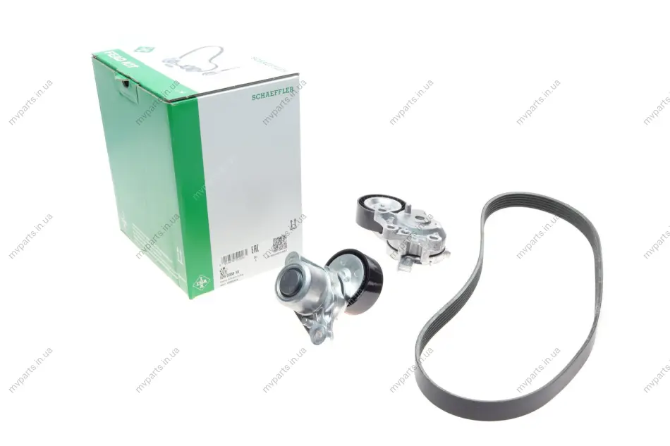 Комплект ременя генератора Peugeot 208/2008 1.6BlueHDi 13- (6PK1005) 529 0358 10 INA 529-0358-10 (фото 1)