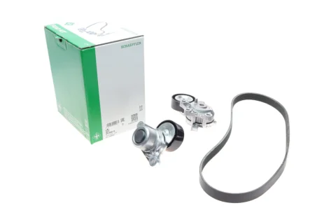 Комплект ременя генератора Peugeot 208/2008 1.6BlueHDi 13- (6PK1005) 529 0358 10 INA 529-0358-10