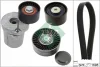 Комплект ременя генератора BMW 3 (E90/E91/E92/E93) 2.0/3.0D 04-13 (6PK 1698) N47D20 529 0369 10 INA 529-0369-10