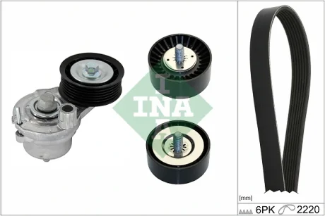 Комплект ременя генератора Chevrolet Captiva/Cruze 2.2D 11- (6PK2220) 529 0402 10 INA 529-0402-10