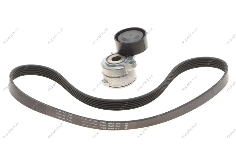 Комплект ременя генератора Citroen Berlingo/Peugeot Partner 1.2 THP 16- (6PK1043) 529 0419 10 INA 529-0419-10 (фото 1)