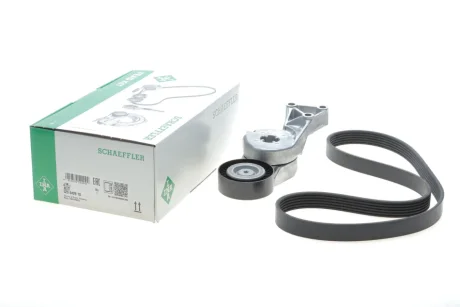 Комплект ременя генератора Audi A3/Seat Leon/Skoda Octavia/VW Caddy/Passat B6 1.6-2.0 03- (6PK1043) 529 0429 10 INA 529-0429-10