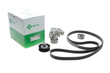 Комплект ременя генератора Ford Transit 2.2 TDCi 11- (7PK2968) 529 0442 10 INA 529-0442-10
