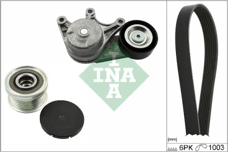Комплект ременя генератора BMW 5 (F10)/X3 (F25)/X4 (F26) 11-18, (6PK 1003) 529 0483 20 INA 529-0483-20