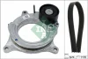 Комплект ременя генератора BMW 3 (F30, F80), 03/11 - 10/18, (6PK 1165), B38 B15A 529 0488 10 INA 529-0488-10