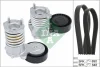 Комплект ременя генератора Ford Kuga I, 2.5, 02/08 - 11/12, (6DPK1817 + 5PK848) 529 0490 10 INA 529-0490-10 (фото 1)