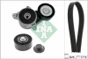 Комплект ременя генератора Mitsubishi Outlander 2.0 DI-D 07-12 (6PK1718) 529 0515 10 INA 529-0515-10