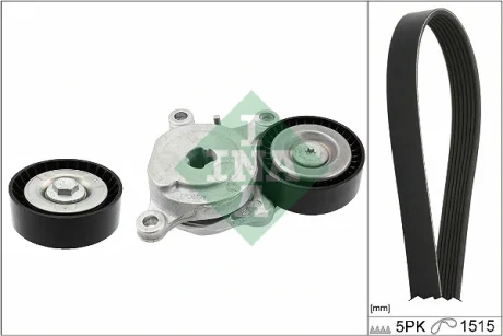 Комплект ременя генератора MB A-class (W176/W177) 12- (5PK1515) 529 0543 10 INA 529-0543-10