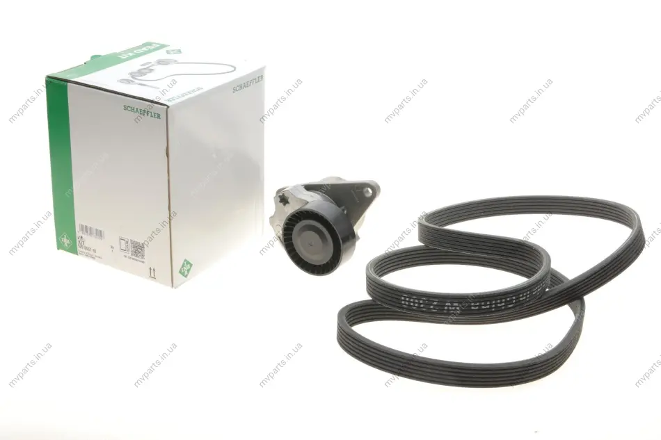 Комплект ременя генератора Volvo C70/S60/S70/S80/XC90 2.0T/2.4D/3.0T6 98-14 (6DPK1825) 529 0557 10 INA 529-0557-10 (фото 1)