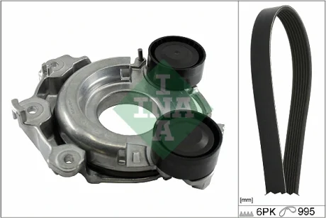 Комплект ременя генератора Mazda 3/CX-30/MX-30 19- (6PK995) 529 0563 10 INA 529-0563-10