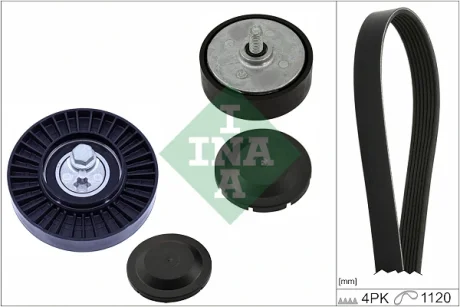 Комплект ременя генератора Audi A6/A8/Q7/Q8 17- (4PK1120) 529 0570 10 INA 529-0570-10