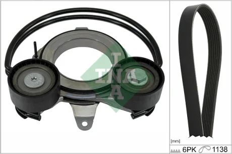 Комплект ременя генератора Audi A4/A6/A7/Q5 2.0H 17- (6PK1138) 529 0571 10 INA 529-0571-10