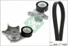 Комплект ременя генератора Citroen Berlingo/Peugeot Partner 1.6 HDi 10- (6PK1020) 529 0578 10 INA 529-0578-10