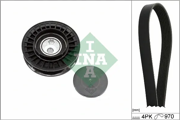 Комплект ременя генератора BMW 3 (F30/F80/G30/F)/5 (G30/F90/G31)/X3 (G01/F97) 2.0 15- B48 529 0579 10 INA 529-0579-10 (фото 1)