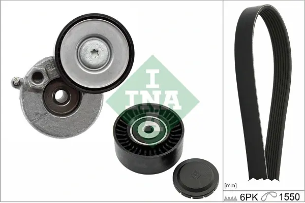 Комплект ременя генератора VW T6 2.0 TDI 15-24 (6PK 1555) 529 0591 10 INA 529-0591-10 (фото 1)