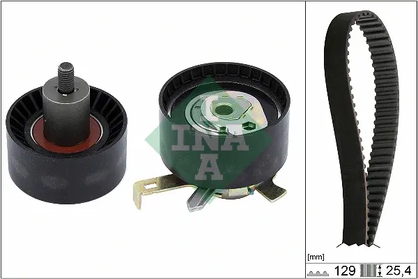 Комплект ГРМ Ford Focus/Mondeo 96-04 (129x25.4) 530 0066 10 INA 530-0066-10 (фото 1)