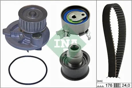 Комплект ГРМ + помпа Opel Astra F/G/Vectra A 1.7 CDTI 88-99 530 0079 30 INA 530-0079-30