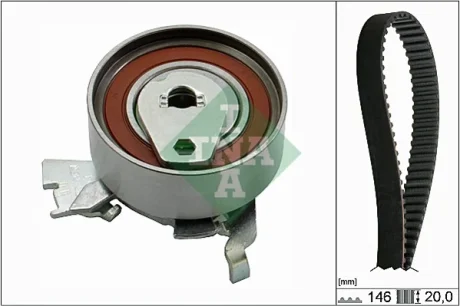 Ремінь ГРМ та ролик OPEL (Вир-во Ina) INA 530-0147-10