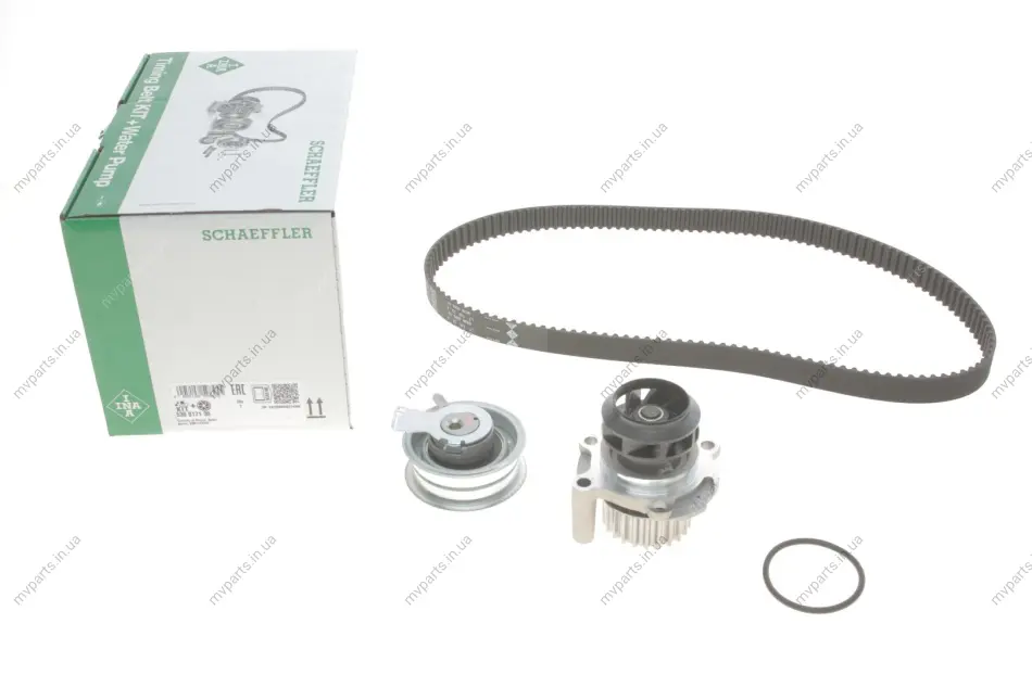 Комплект ГРМ + помпа VW Caddy 2.0 EcoFuel 06-15 530 0171 30 INA 530-0171-30 (фото 1)