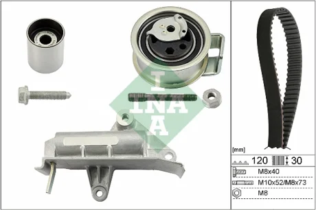 Комплект ГРМ Ford Galaxy/VW Sharan 1.9 TDI 95-10 (30x120z) 530 0177 10 INA 530-0177-10